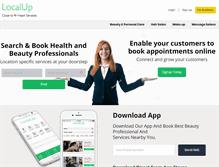 Tablet Screenshot of localup.com